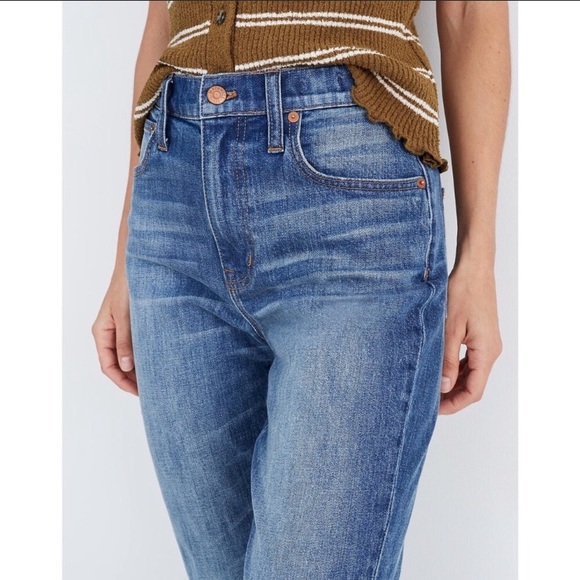 SOLD| MADEWELL “the high rise slim crop boyjean” - Picture 2 of 9